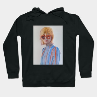 a rayas arte Hoodie